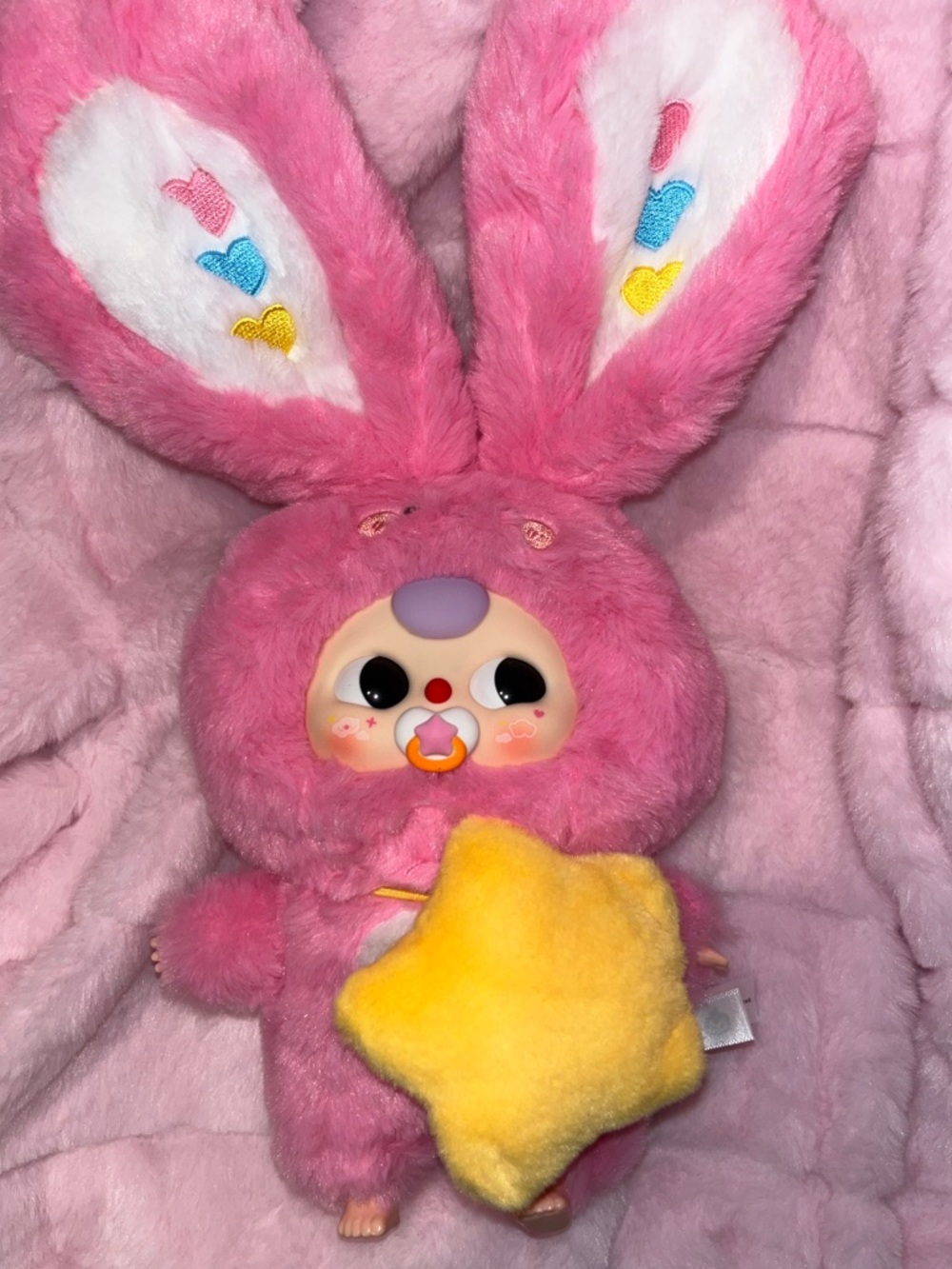 Baby Three Lilyrabbit Town V3 Plush Blind Box Confirmed Pink Rabbit